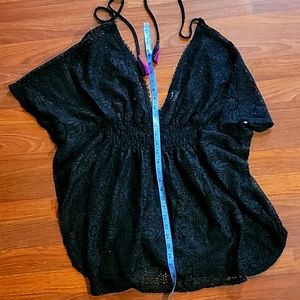 Lace swim cover